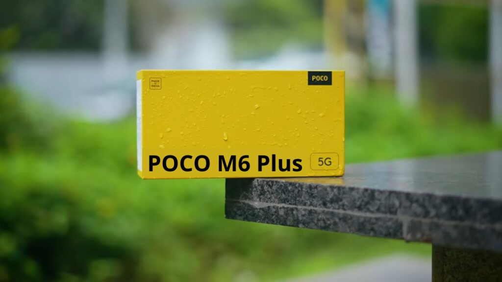 Poco m6 plus 5G phone launch in india